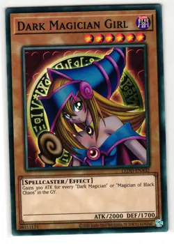 DARK MAGICIAN GIRL LEDD-ENA02 COMMON YU-GI-OH TCG - Image 1