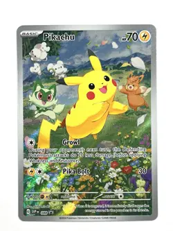 Pikachu SVP 088 Black Star Promo Holo Paldea Adventure Chest Pokemon TCG Card - Image 1