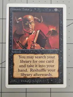 MTG ⭐ Unlimited ⭐ Demonic Tutor ⭐ Vintage Legacy ⭐ NM - Image 1