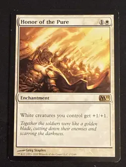 1x Honor of the Pure (17) Core set 2011 M11 MP MTG Magic the Gathering x1 MKE - Image 1