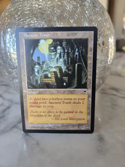 MTG Ancient Tomb Tempest Regular LP+/NM CLEAN - Image 1