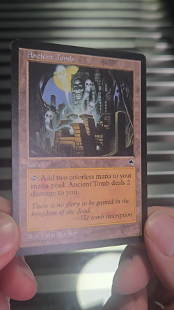 MTG Ancient Tomb Tempest Regular LP+/NM CLEAN - Image 2