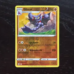 Gliscor 141/264 Pokemon Fusion Strike Sword & Shield Reverse Holo Uncommon NM - Image 1