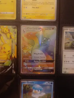 Pokemon - Charizard GX Rainbow Secret Rare Burning Shadows 150/147 - Image 1