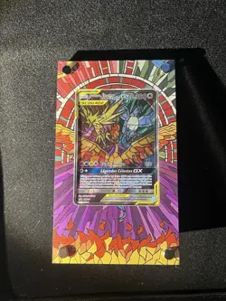 Pokemon Moltres Zapdos Articuno GX Promo SM210 Error Misprint Crimped Error - Image 2
