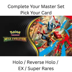 Pokemon TCG Mega Evolution Complete Your Set - Image 1