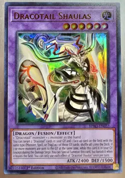 YuGiOh: Burst Protocol - Dracotail Shaulas - BPRO-EN037 - Ultra Rare - 1st Ed. - Image 1