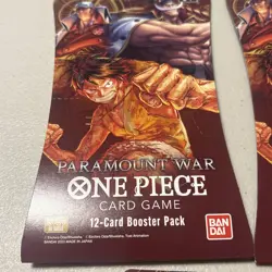 One Piece TCG OP-02 Paramount War Sleeved Booster Packs Sealed English LOT of 5 - Image 2