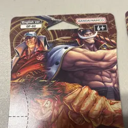 One Piece TCG OP-02 Paramount War Sleeved Booster Packs Sealed English LOT of 5 - Image 3