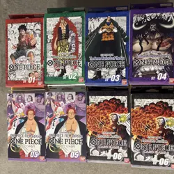 8x Starter Decks One Piece TCG Set ST01, ST02, ST03, ST04, ST05x2, ST06x2 Mint - Image 1