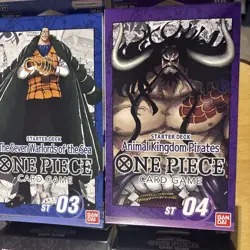 8x Starter Decks One Piece TCG Set ST01, ST02, ST03, ST04, ST05x2, ST06x2 Mint - Image 4
