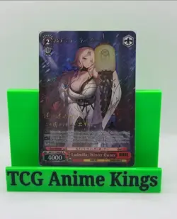 Weiss Schwarz Nikke Ludmilla: Winter Owner NIK/S117-E063SP SP Gold Signed Holo - Image 1