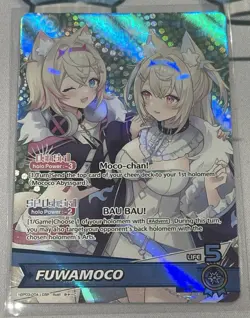 Fuwamoco OSR ELITE SPARK HBP03-004 English Hololive Official Card Game - Image 1