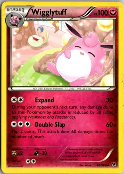 Wigglytuff Uncommon XY - Fates Collide 66/124 LP Pokemon Card - Image 1
