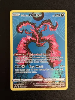 Pokemon TCG Galarian Moltres SWSH284 Holo Black Star Promo Card - Image 1