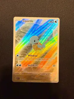 Pokemon Squirtle Holo Card TCG SV Scarlet & Violet 151 Series 170/165 - Image 1