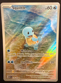 Pokemon Squirtle Holo Card TCG SV Scarlet & Violet 151 Series 170/165 - Image 2