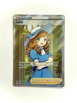 Pokemon Cards Lady 193/196 Lost Origin Rare Ultra NM - Image 1