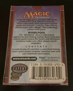 MtG Apocalypse Whirlpool Theme Deck, Sealed - great condition - Image 2