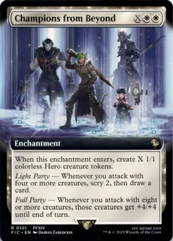 Champions From Beyond EXTENDED ART Commander: Final Fantasy Magic MTG NM - Image 1