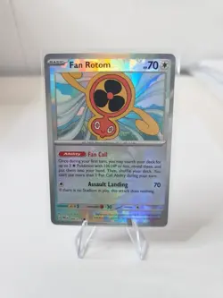 Pokemon TCG Fan Rotom Master Ball Pattern 085/131 Prismatic Evolutions Holo NM - Image 1