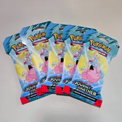 Pokemon - Journey Together Sleeved Booster Pack Lot ( 5 ) - Image 1