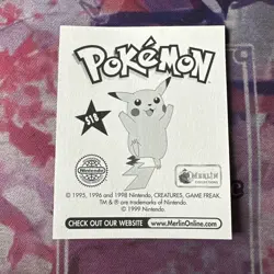 Pokemon Tangela S18 Holo Merlin Sticker Pack Fresh - Image 2
