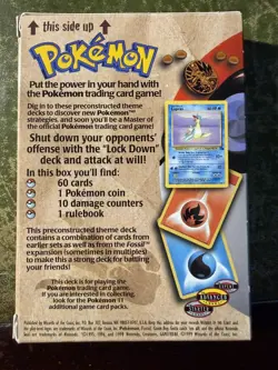 1999 pokemon lockdown theme deck (fossil) - Image 2