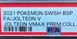 JOLTEON V (SWSH183) - PSA 9 - 2021 POKEMON SWSH BLACK STAR PROMO 183 FULL ART - Image 3