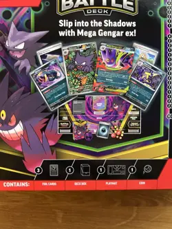 Pokemon TCG Mega Battle Deck Mega Gengar Ex Brand New Sealed - Image 3
