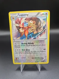 Lopunny Reverse Foil Pokemon Black & White Boundaries Crossed #117 - Image 1