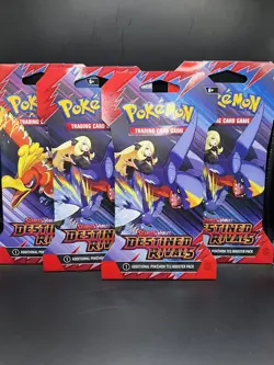 Pokemon TCG Scarlet and Violet Destined Rivals x4 Booster Packs Sealed🚨 - Image 1
