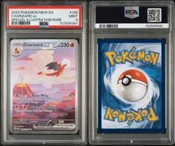 PSA 9 MINT Charizard ex 199/165 Sv: Scarlet & Violet 151 Holo Pokemon 2023 - Image 3