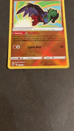 Pokemon TCG Radiant Hawlucha Sword & Shield - Astral Radiance 081/189 Holo... - Image 3