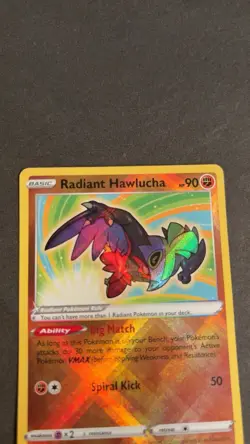 Pokemon TCG Radiant Hawlucha Sword & Shield - Astral Radiance 081/189 Holo... - Image 4