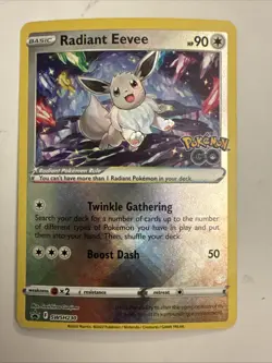 Pokemon TCG Radiant Eevee SWSH230 Sword & Shield Holo Promo NM - Image 1