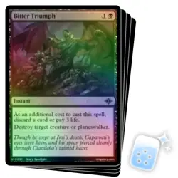 FOIL BITTER TRIUMPH X4 The Lost Caverns Of Ixalan LCI Magic MTG MINT CARD - Image 1