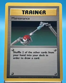 Maintenance 83/102 Base Set Near Mint (NM) - Pokemon card TCG WOTC 1999 vintage - Image 1