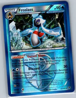 Froslass (Team Plasma) 23/101 Reverse Holo Plasma Blast - Pokemon Card - NM - Image 1