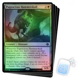 FOIL PUGNACIOUS HAMMERSKULL X4 The Lost Caverns Of Ixalan LCI Magic MTG CARD - Image 1