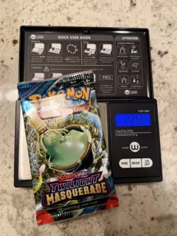 VERY HEAVY!! (22.50g) Pokemon Twilight Masquerade – Factory Sealed Booster Pack - Image 1
