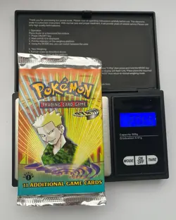 Pokemon TCG Gym Heroes 1st Edition Booster 20.69g Lt. Surge Sealed English - Image 1