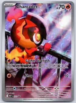 Charcadet MEP 022 (NM) - Mega Evolution Black Star Promo - Pokemon TCG - Image 1