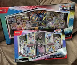 Pokemon Prismatic Evolutions Premium Figure Collection Lucario / Tyranitar LOT - Image 1