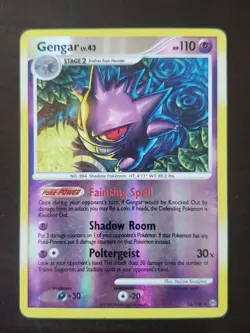 Pokemon Gengar 18/100 Stormfront Reverse Holo - Image 1