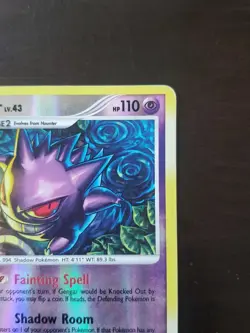Pokemon Gengar 18/100 Stormfront Reverse Holo - Image 4