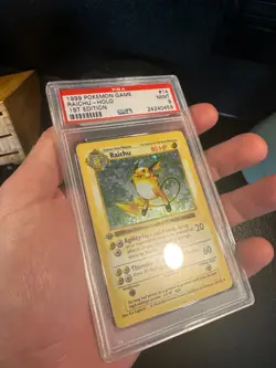 ⚡ 1999 Pokemon Base Set Raichu Holo – 1st Edition – PSA 9 MINT (#14/102) - Image 4