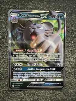 PERSIAN D’ALOLA GX - POKEMON 129/236 SL12 ECLIPSE COSMIQUE NEUF FR - Image 1