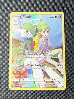 Gallade 244/236 Secret Rare Full Art 2019 Pokemon Cosmic Eclipse LP - Image 1