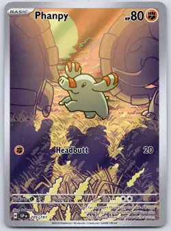 Phanpy 205/191 (NM) - SV08: Surging Sparks - Illustration Rare - Pokemon TCG - Image 1
